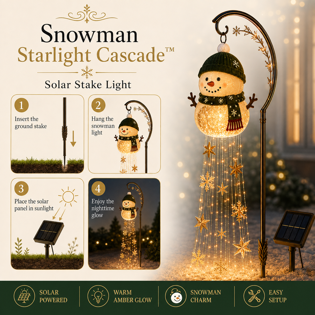 ☃️ Snowman Starlight ⏳ Limited Time 50% OFF | ✅ 90-Day Money Back Guarantee