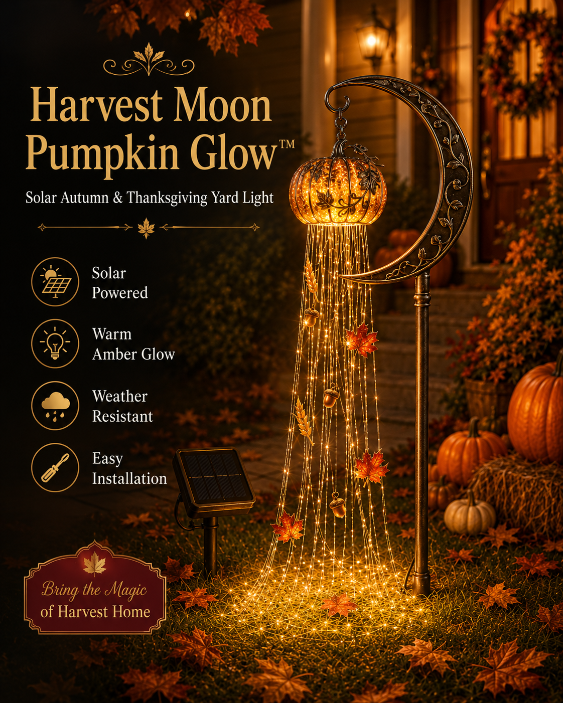 🎃 Harvest Moon Pumpkin ⏳ Limited Time 50% OFF | ✅ 90-Day Money Back Guarantee