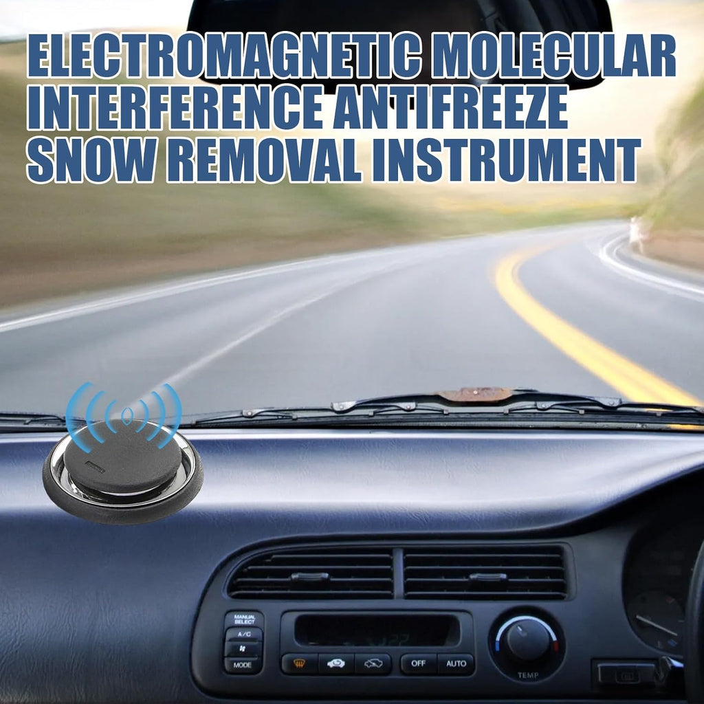 Electromagnetic Molecular Interference Antifreeze Snow Removal Instrument, Portable Vehicle De-icer, De-Icing, Defrosting and Defogging