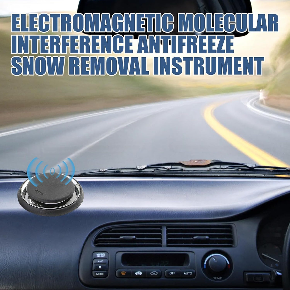 Electromagnetic Molecular Interference Antifreeze Snow Removal Instrument, Portable Vehicle De-icer, De-Icing, Defrosting and Defogging
