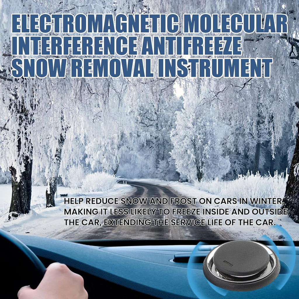 Electromagnetic Molecular Interference Antifreeze Snow Removal Instrument, Portable Vehicle De-icer, De-Icing, Defrosting and Defogging