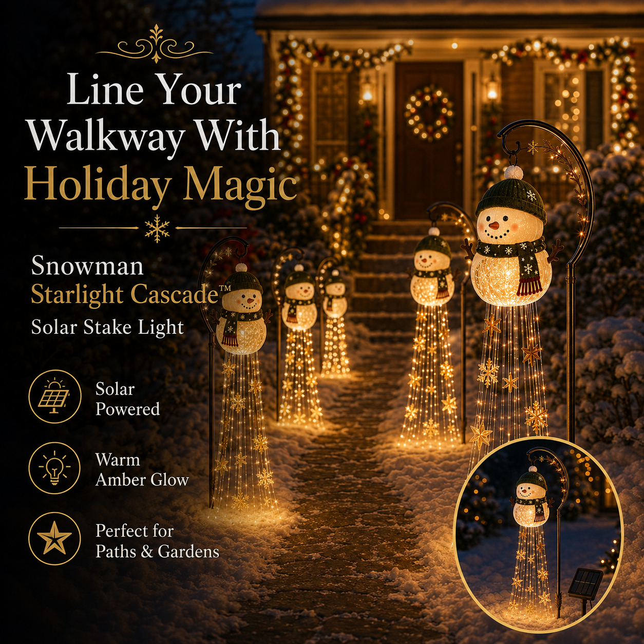 ☃️ Snowman Starlight ⏳ Limited Time 50% OFF | ✅ 90-Day Money Back Guarantee