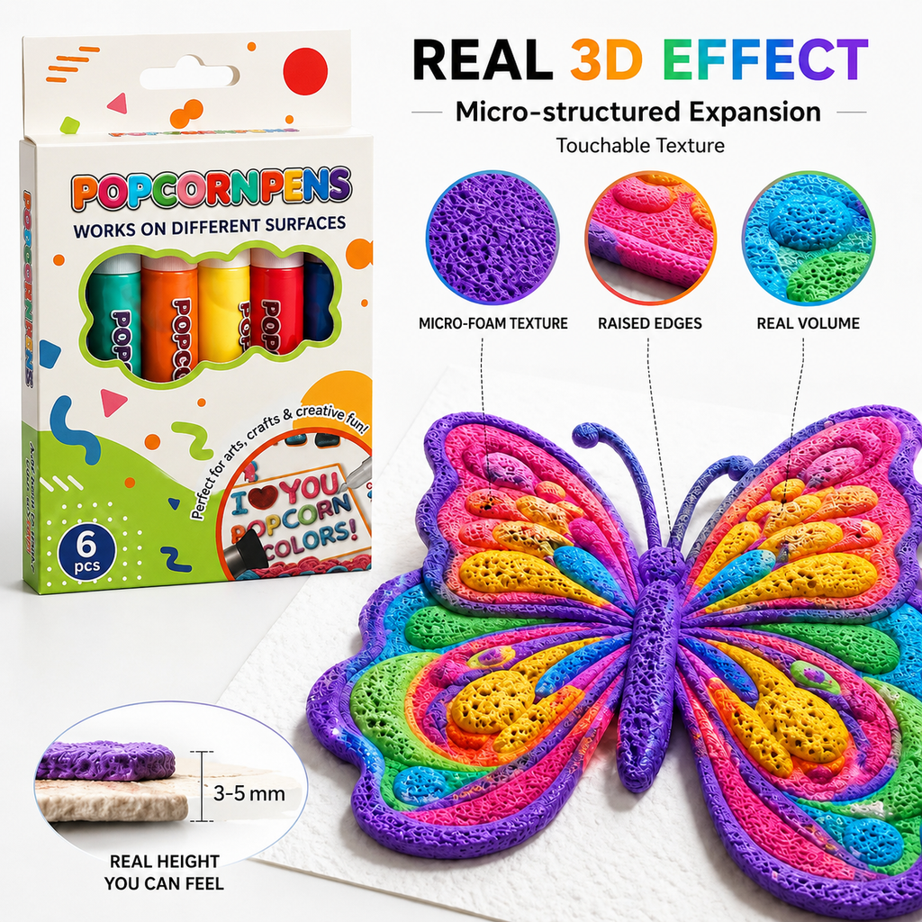 🏆Ends Today: 50% OFF! 🏆2026 Bestselling Product✨3D relief art pen